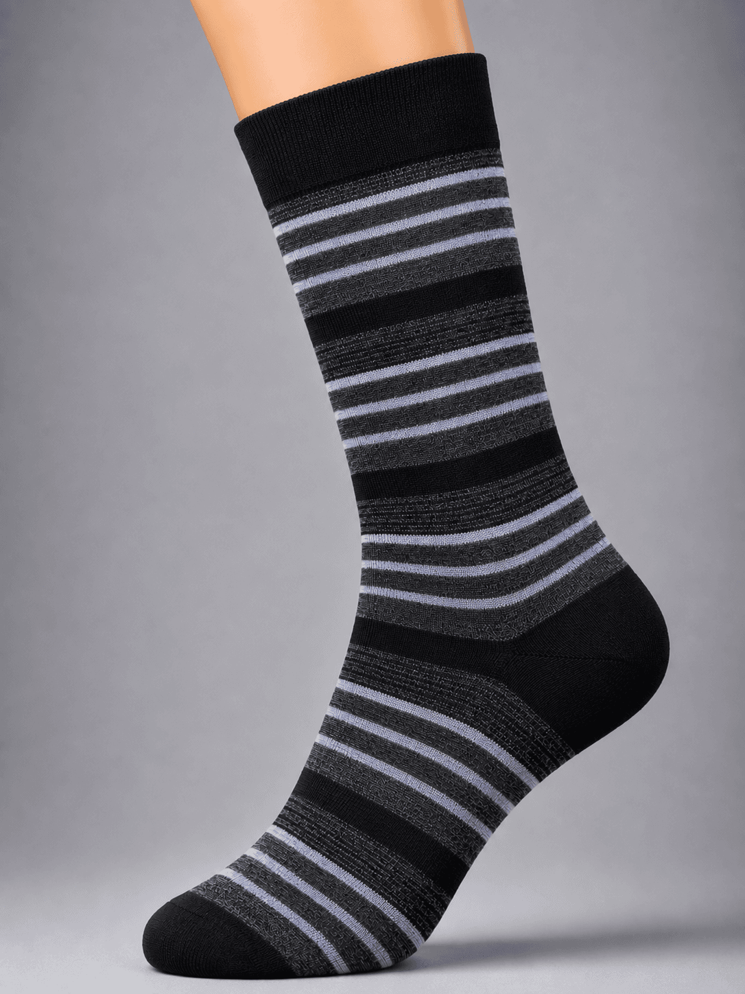 Men's Heritage Stripe Crew Socks – Premium Cotton Blend