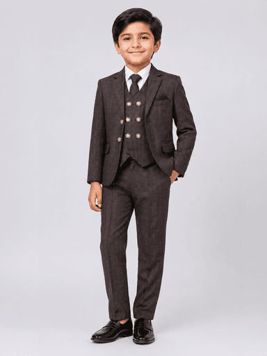 Boys’ Formal Three-Piece Suit Set