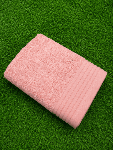 Basic Cotton Bath Towel with Fancy Border – 18 × 36 Inches