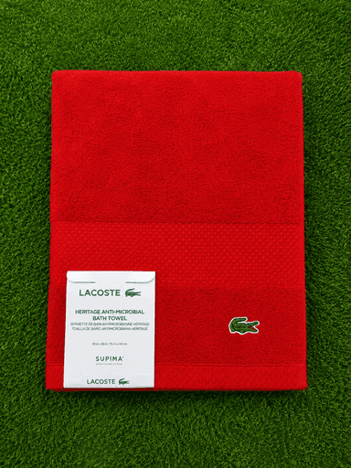 Premium Supima Cotton Bath Towel with Textured Border – 27 × 54 Inches