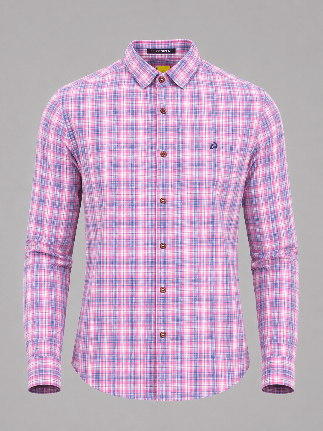 Men’s Premium Cotton Long-Sleeve Shirt