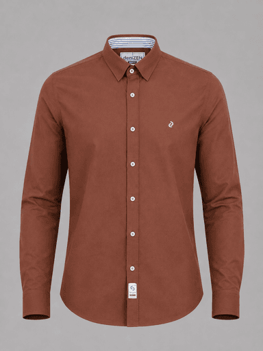 Men’s Premium Cotton Long-Sleeve Shirt