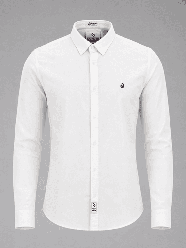 Men’s Classic 100% Cotton Long-Sleeve Shirt