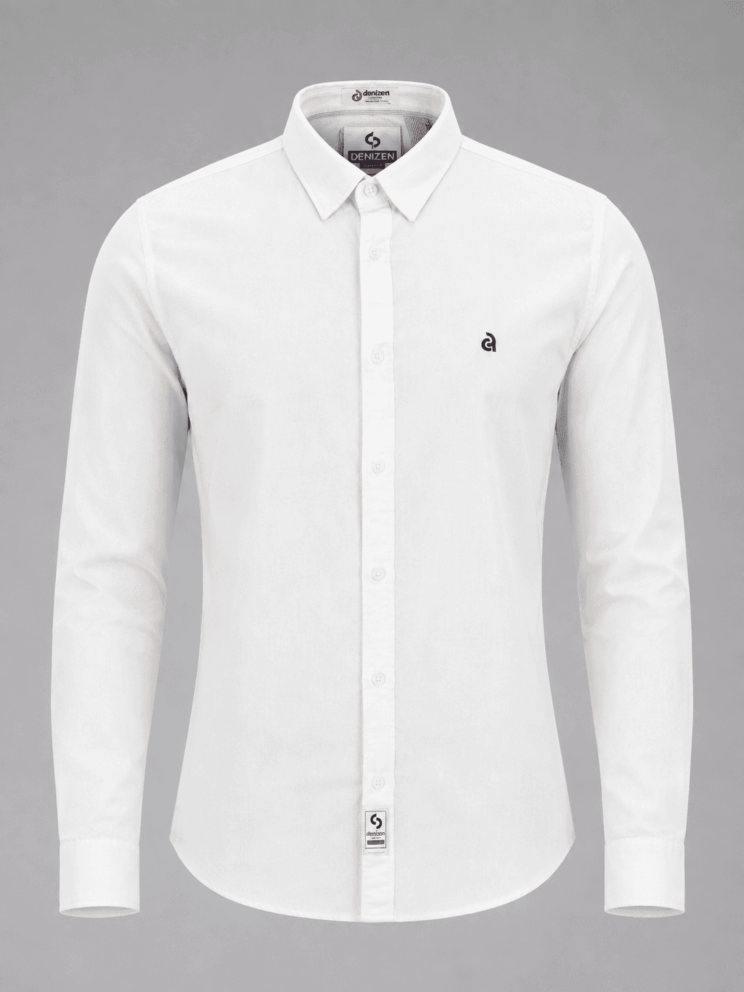 Men’s Classic 100% Cotton Long-Sleeve Shirt