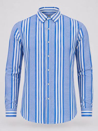 Men’s Cotton Printed & Striped Long-Sleeve Shirts