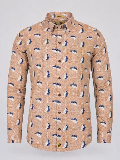 Men’s Cotton Printed & Striped Long-Sleeve Shirts