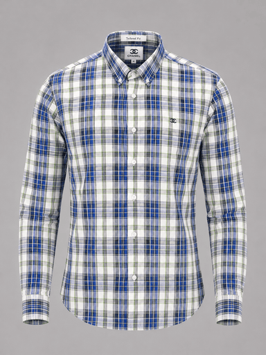 Men’s Premium Multicolor Checked Cotton Executive Shirt