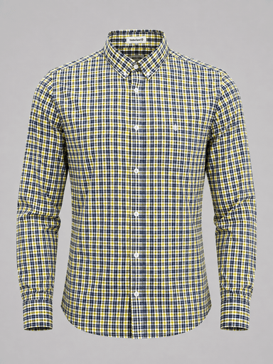Men’s Premium Multicolor Checked Cotton Executive Shirt