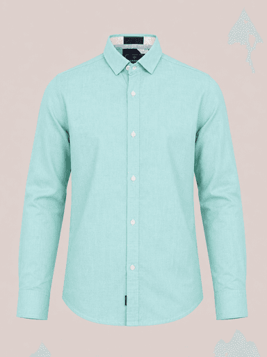 Boys’ Plain Shamray Cotton Long-Sleeve Casual Shirt