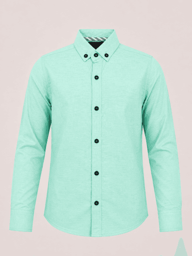 Boys’ Plain Shamray Cotton Long-Sleeve Casual Shirts