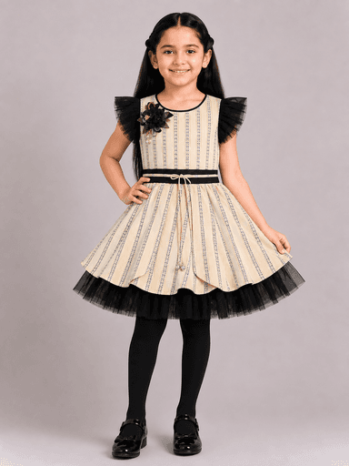 Girls’ Reshmi Frock & Tights 2-Piece Party Wear Suit