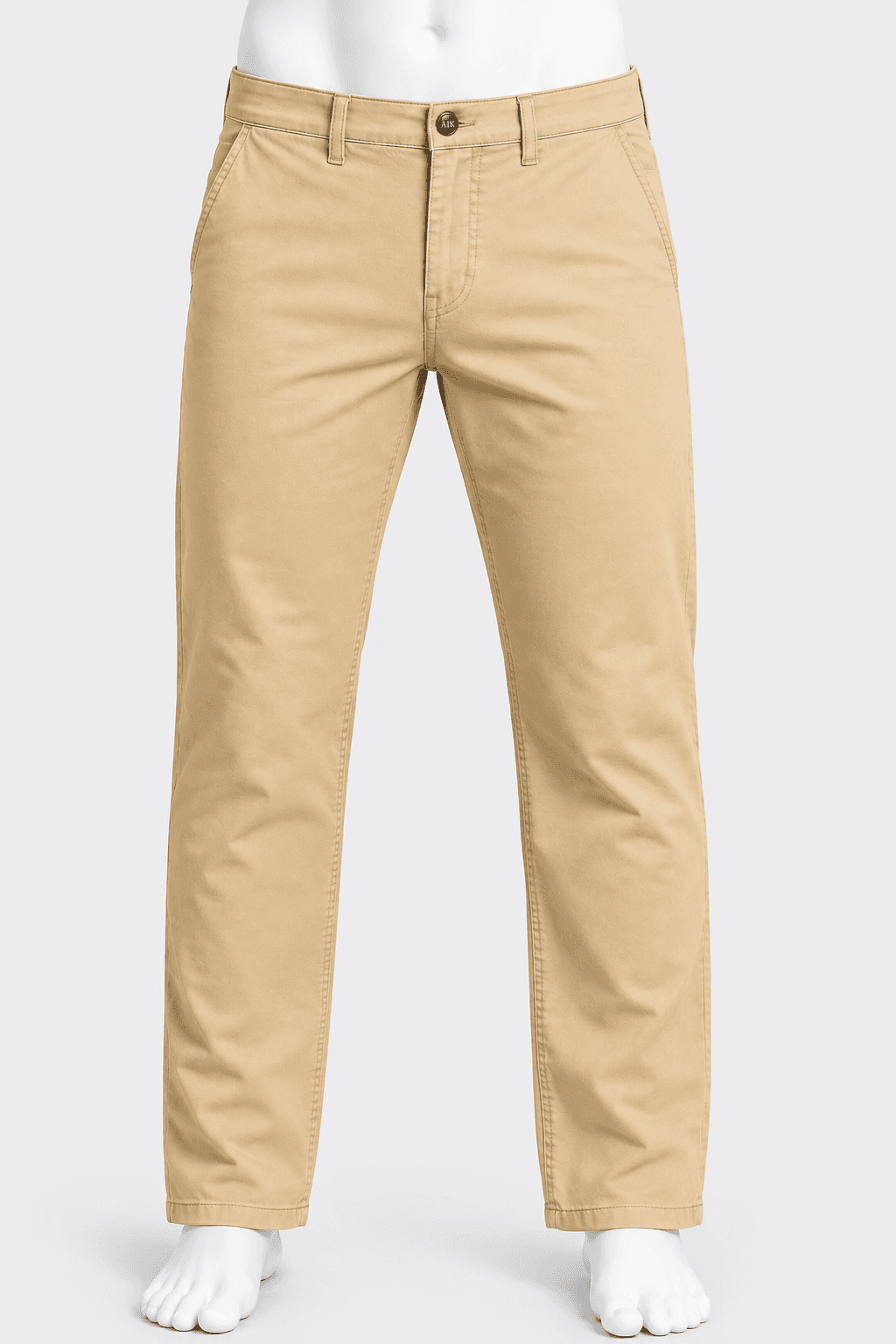 Men’s Classic Straight-Fit Cotton Casual Pants