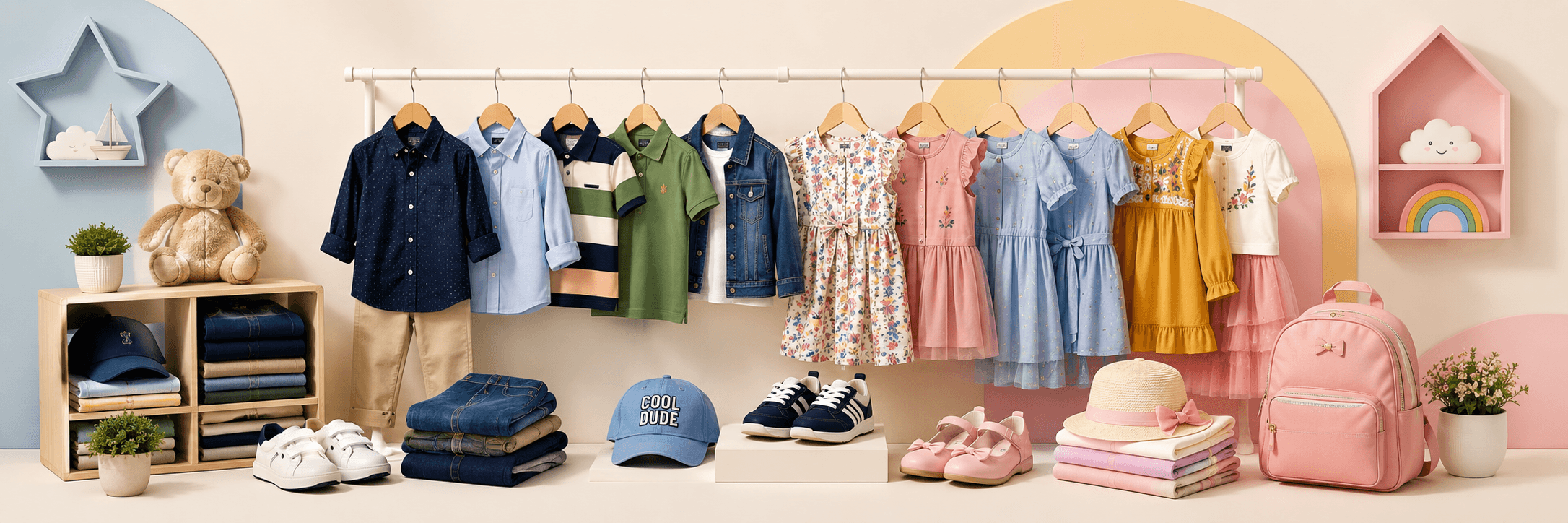 Comfortable styles for boys and girls